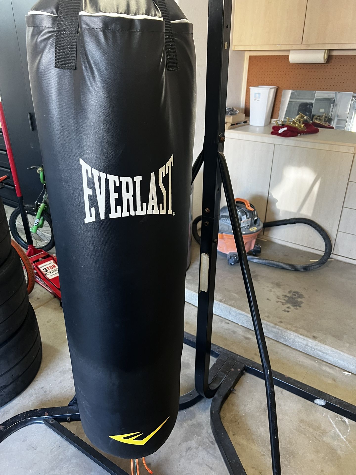 Everlast Punching Bag And Stand