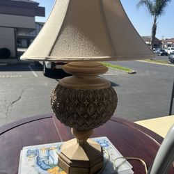 pineapple-themed table lamp, often styled as a West Indies or tropical decorative accent featuring a textured base and a linen shade