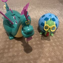Disney Parks Main Street Electrical Parade Petes Dragon Elliot And Turtle Popcorn Buckets