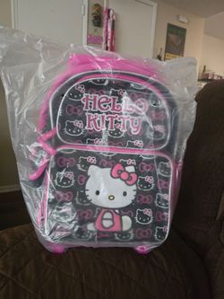 Hello Kitty Rolling Backpack