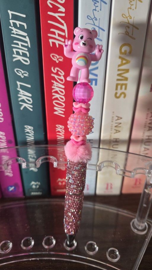Carebear Rhinestone Beaded Pen