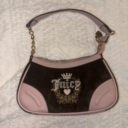BROWN JUICY SHOULDER BAG