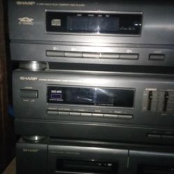 SHARP Stereo Integrated (CD,Tape And Radio With EQ) 