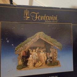 Fontanini Italian Nativity Scene Set, Nacimiento.