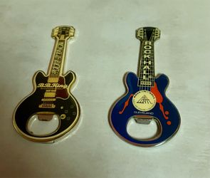 B.B. King and Rock & Roll Hall of Fame Guitar Magnetic Bottle Openers