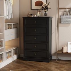 Black Dresser assembled ensamblado