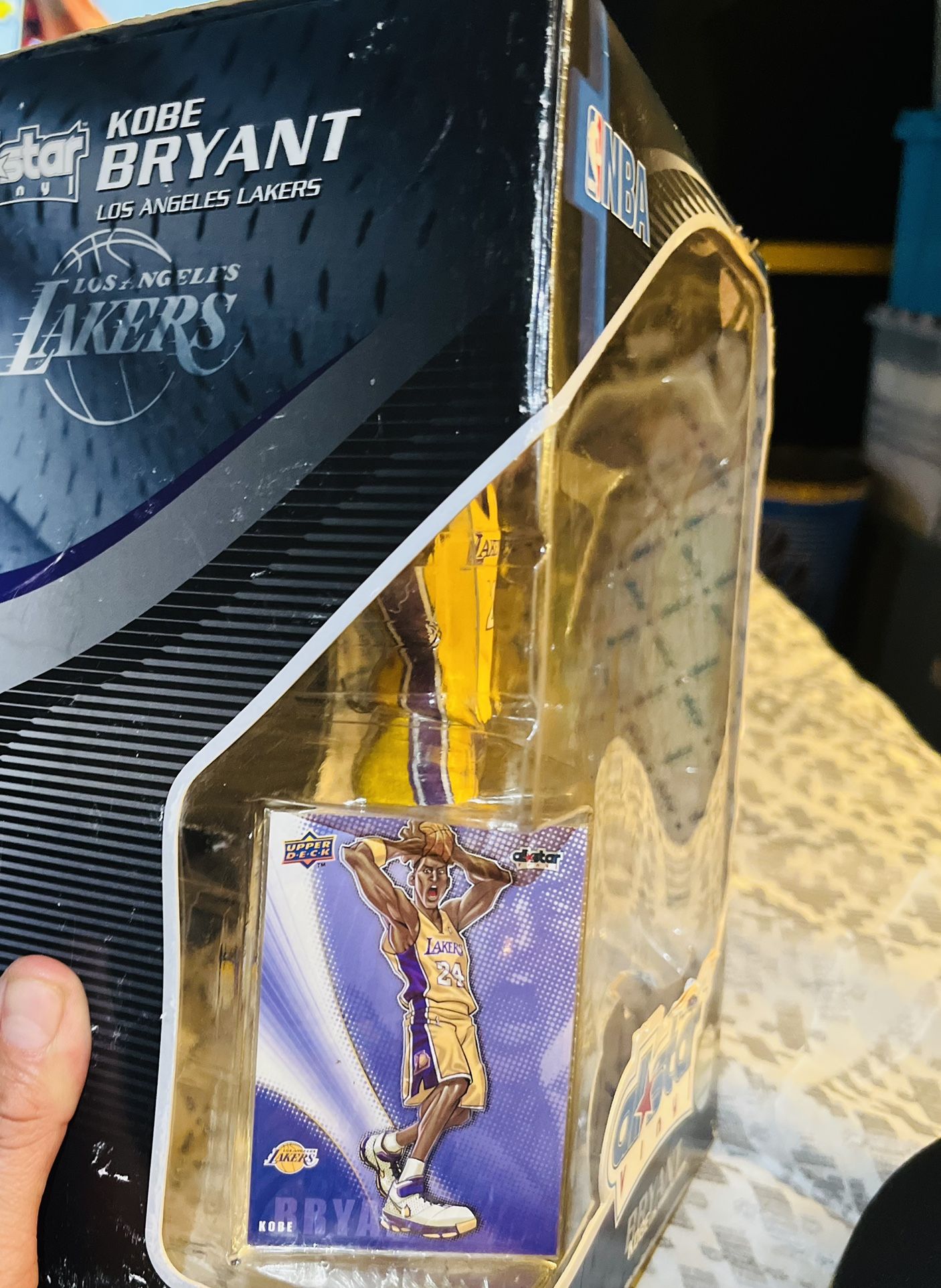 RARE LAKERS KOBE BRYANT ALL STAR VINYL FIGURE 2008 UPPER DECK NBA