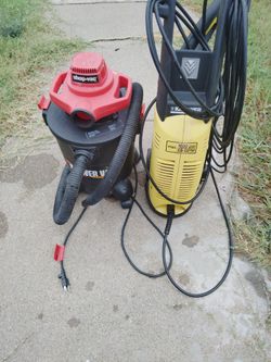 Shop.Vac 6 Gallon & Karcher Pressure Washer 1600 Psi, 1.6 Gpm
