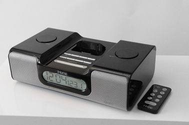 iHome stereo alarm a.m. FM radio for iPhone iPod.