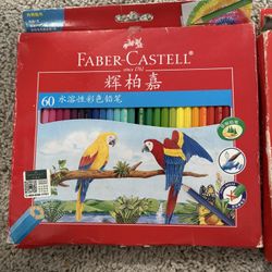 faber castell 60pcs set WATER pencil