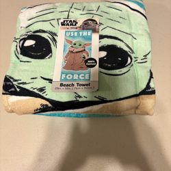Mandalorian.  Beach Towel   New 