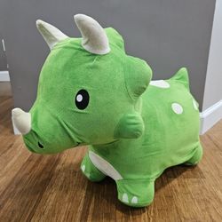 Triceratops Dinosaur Hopper Toy Bounce Animals Ride on Bouncing Chesapeake/Great Bridge 