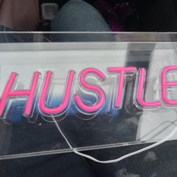 Hustle Neon Sign