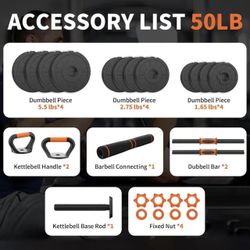FIXTECH Adjustable Dumbbell Set