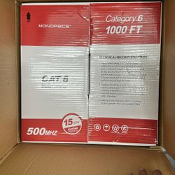 Monoprice Ethernet Cables 1000FT CAT.6 Gigabit
