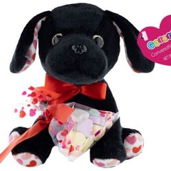 Valentine Plush Dog