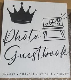Photo Guest Book signage