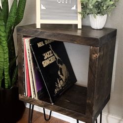 Rustic Album Stand End/ Side Table