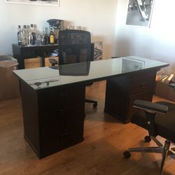 Pottery Barn Bedford 70" Desk With Drawers
