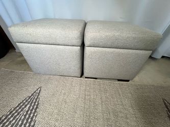 Elena Sofa 2 Storage Ottomans – Great Deal!