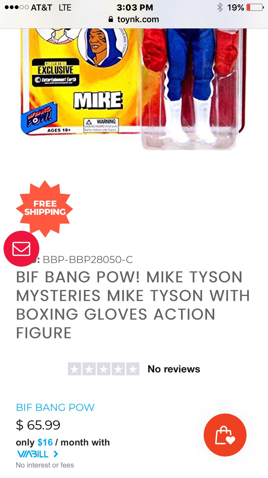 Collectible Mike Tyson action figure