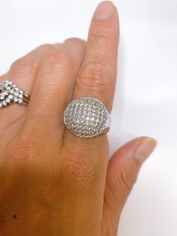 925 sterling silver fashion ring size 8