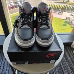 Deadstock Jordan Retro 3 Blk Cement Sz 11 STEAL!!!