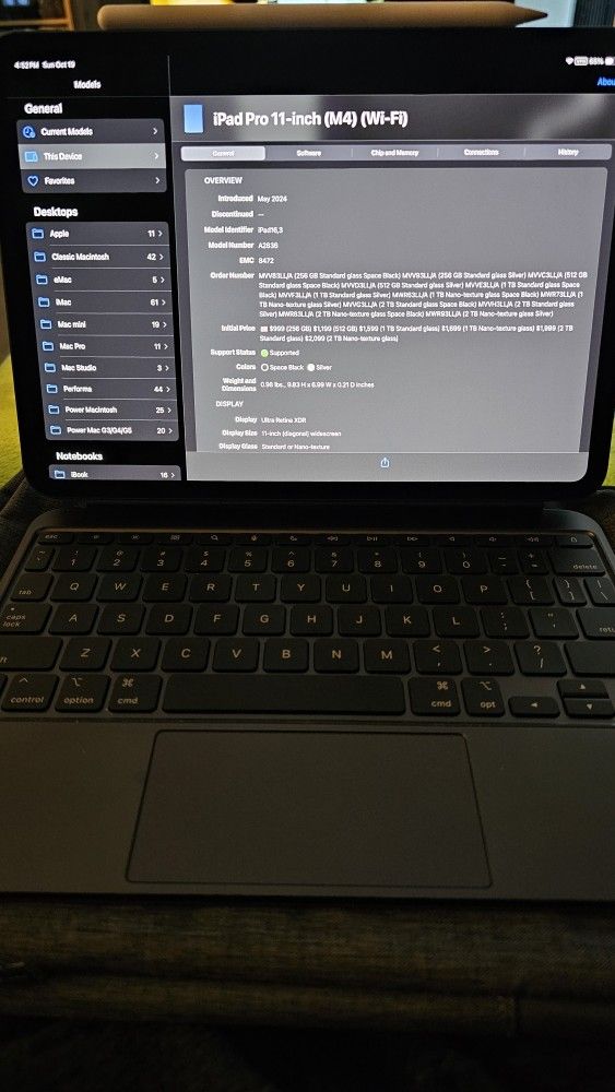 ipad Pro 11" M4 /w Magic Keyboard And Apple Pencil Pro