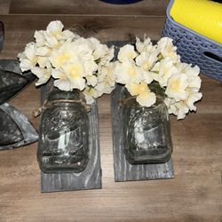 Flower Mason Jar Decor