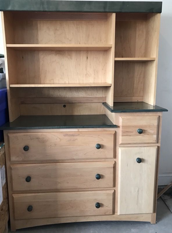 ChildCraft Industries dresser with hutch