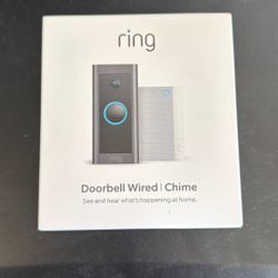 Ring Wired Doorbell With Chime