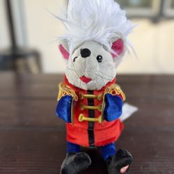 Vintage Gemmy Puffy Heads Musical Mouse, a Christmas collectible animated plush toy