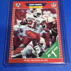 1989 pro set barry sanders 494