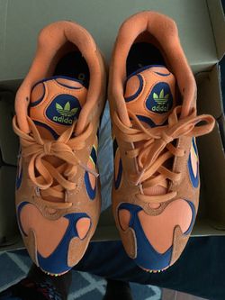 Adidas Yung-1 (Orange, Yellow & Navy) Size 10.5