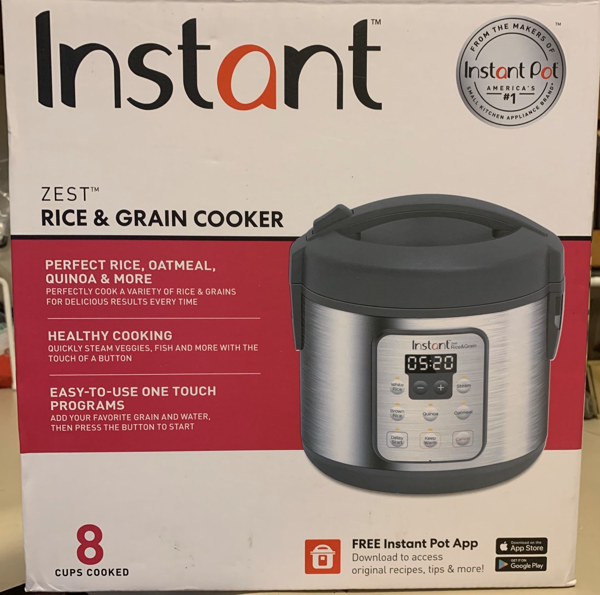 Zest 8-cup Instant Pot NEVER USED