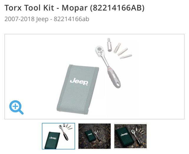 Torx Tool Kit - Mopar (contact info removed)6AB
