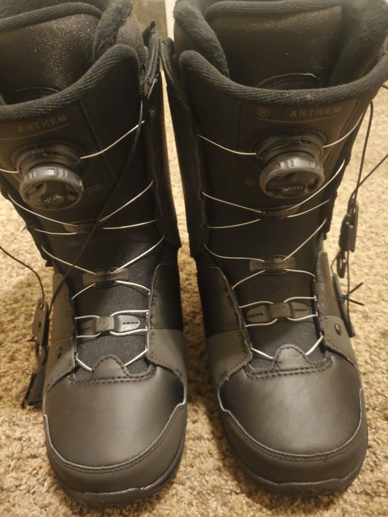 Snowboard Boots - Ride Anthems, M Size 11 (Worn Once)