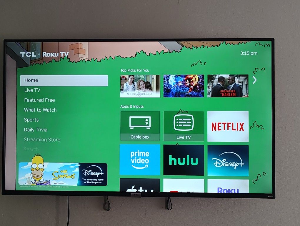 58" Hisense Flat Screen Smart TV