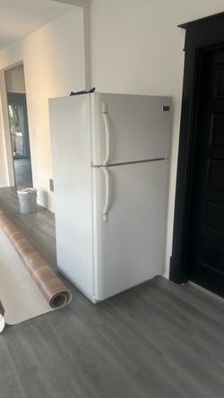 Small white fridge