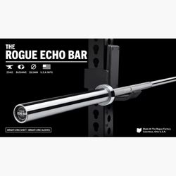 Rogue Echo Bar 2.0, 160lb Echo Bumper Plates