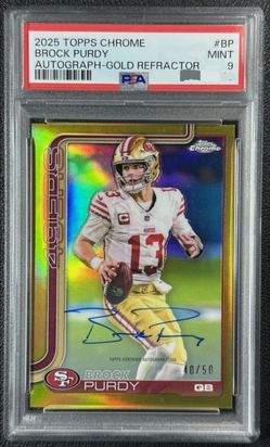 49ERS BROCK PURDY GOLD AUTO /50