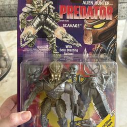 1993 Kenner Predator Action Figure , Savage with Bola Blasting, sealed