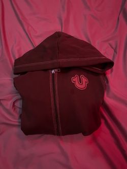 Size Medium , green zip up True Religion