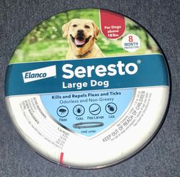 🐶 NEW!! Seresto® Genuine Large Dog Collar | For Dogs Over 18 Pounds | Value $60