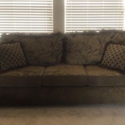 Couch, Chair And Ottoman Set