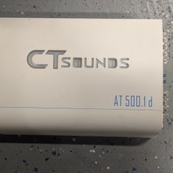 CTSounds AT500.1d 1ohm Stable Underrated Amplifier 
