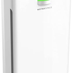 HATHASPACE Smart Air Purifiers for Home, Large Room - HSP002, 2.0 - True HEPA Air Purifier & Filter for Allergens, Pets, Smoke, Removes 99.9% of Dust,