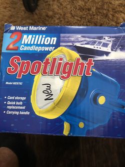 West Marine 2,000,000. Million Candle Power Spotlight