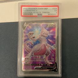 Mewtwo V Psa 5 Slab! Desperately Trying To Get Rid Of This! Will Either Sell For $8 Or Bad Trades!