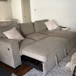 Grey Beige Couch For FREE